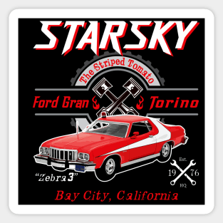 Starsky 1976 Ford Gran Torino Sticker